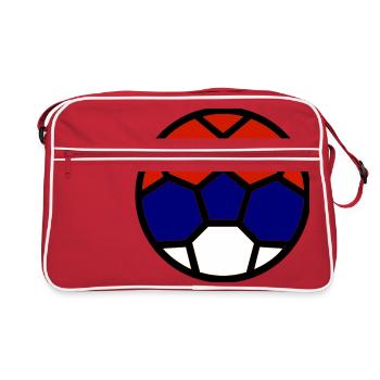 Drapeau Serbie Coupe du monde - Sac Retro - rouge/blanc - Devant