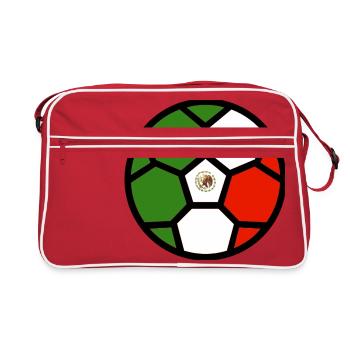  Drapeau Coupe du monde de Mexique - Sac Retro - rouge/blanc - Devant