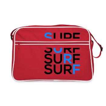 Surf Surf Surf Surf - Sac Retro - rouge/blanc - Devant