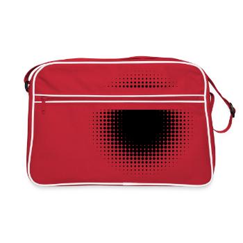 Forme géométrique - Sac Retro - rouge/blanc - Devant