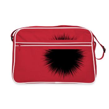 Forme géométrique - Sac Retro - rouge/blanc - Devant