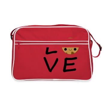 Amour biscuit - Sac Retro - rouge/blanc - Devant