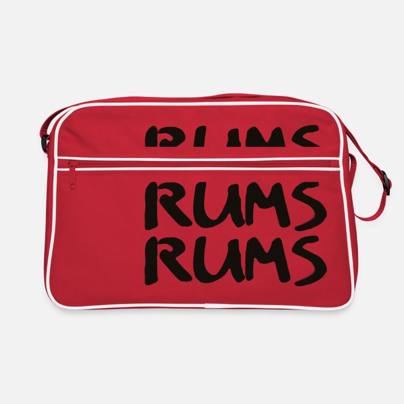 Rums Rums Rums Retro Tasche