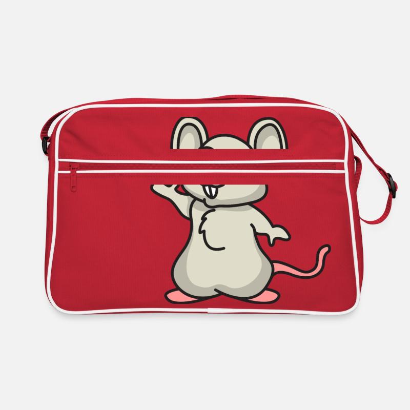 Maus Comic Mäuse Geschenk Haustier Tier niedlich Retro Tasche