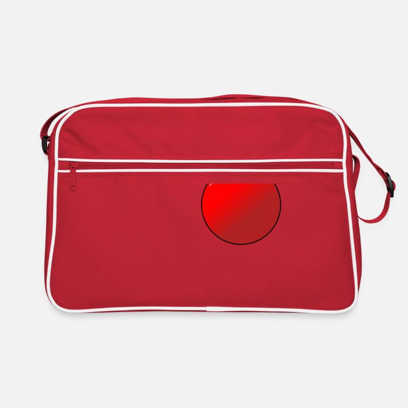 Boule rouge Sac Retro