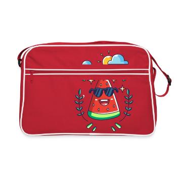 été - Sac Retro - rouge/blanc - Devant