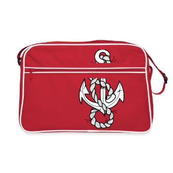 Cool Anchor - Retro Bag - red/white - Front