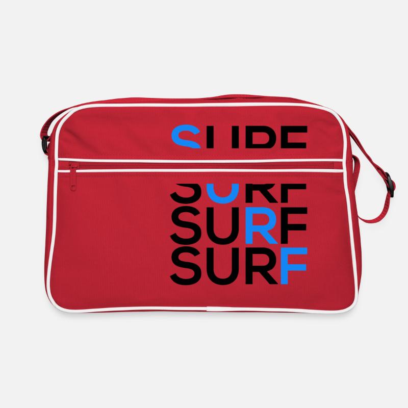 SURF SURF SURF SURF - Sac Retro - rouge/blanc
