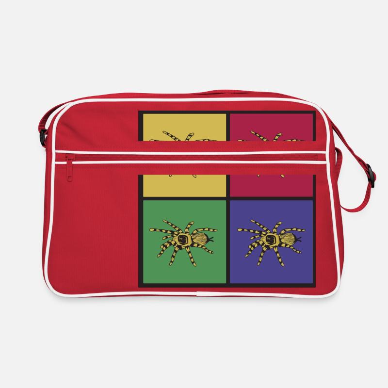 Pop art spider tarantula Retro Bag