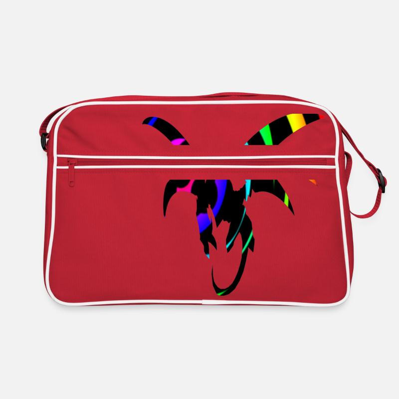 Drachenschleife Dragon Loop Retro Tasche