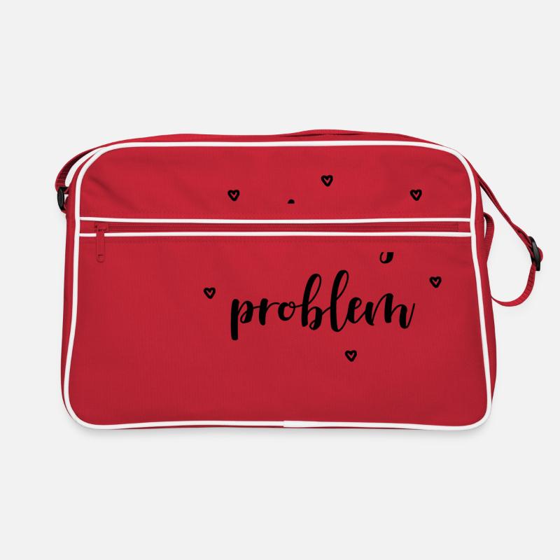 not my problem Geschenkidee Retro Tasche