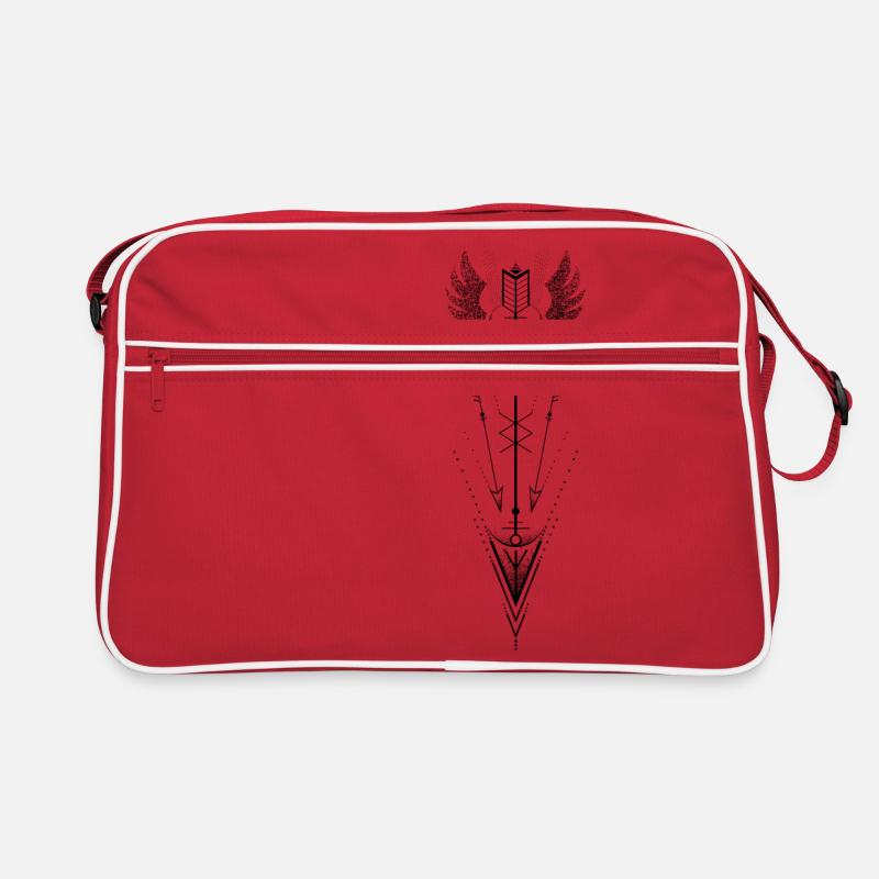 Pfeil Flügel Retro Tasche