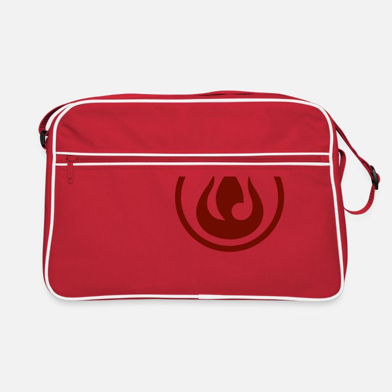 Feuer Fire Nation Geschenk Idee Retro Tasche