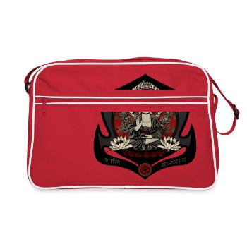 Siddharta Gautama Bouddha - Sac Retro - rouge/blanc - Devant
