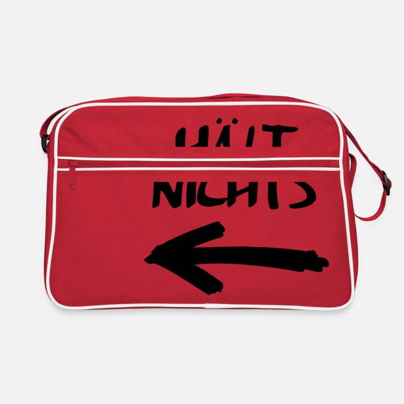 haelt nichts Retro Tasche