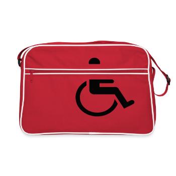 wheelchair - Retro Bag - red/white - Front