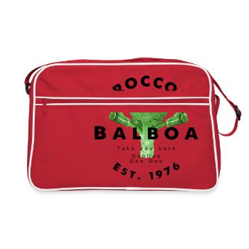 Balboa aux brocolis - Sac Retro - rouge/blanc - Devant