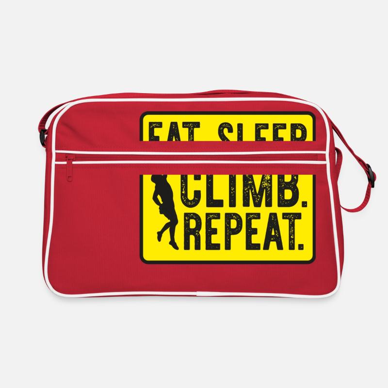 Freiklettern – Klettern – Sport - Hobby Retro Tasche