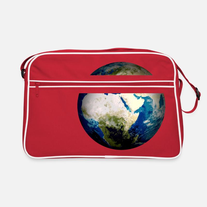 Planet Erde Retro Tasche