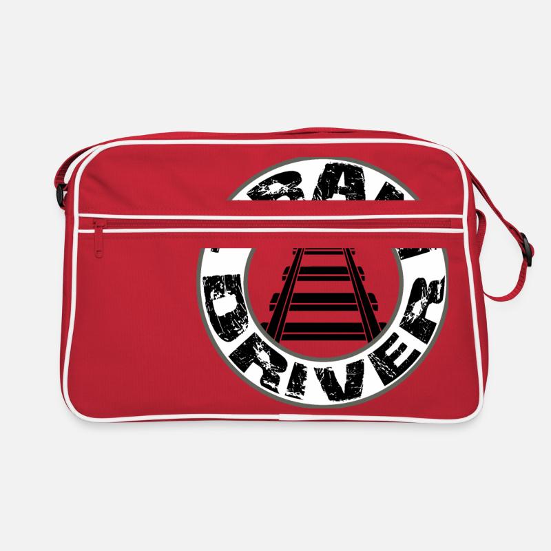 Tram Driver Round logo Retro Bag