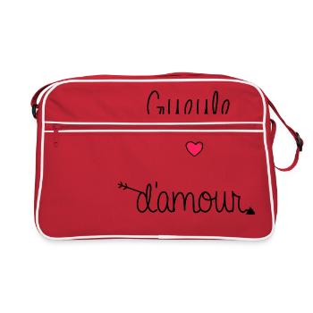 GUEULE D'AMOUR - Sac Retro - rouge/blanc - Devant