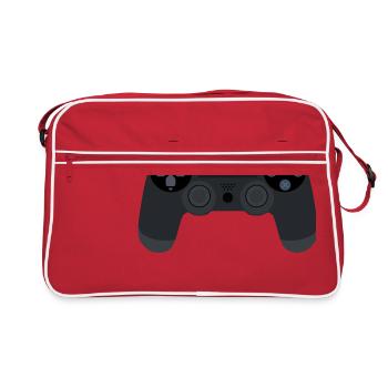 Game Controller - Retro Tasche - Rot/Weiß - Vorne