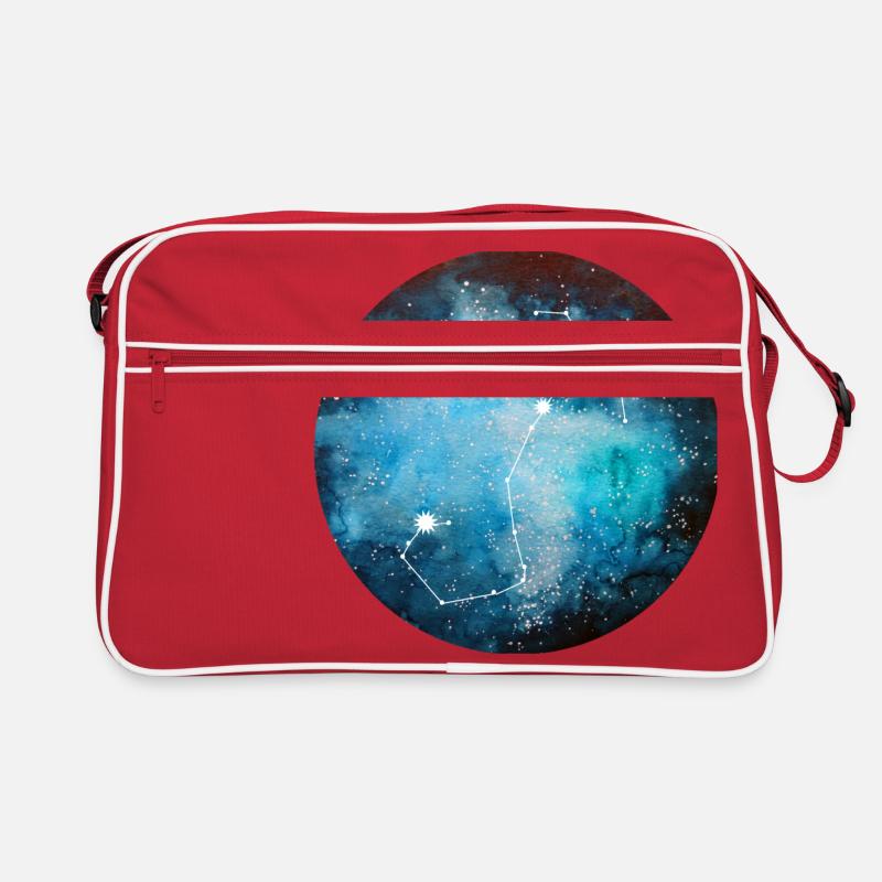 star sign Scorpio - Retro Bag - red/white