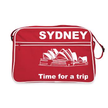 Sydney Opera House - Sac Retro - rouge/blanc - Devant