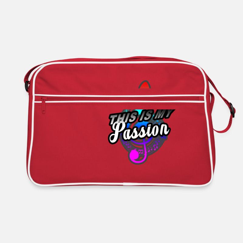 Musik Noten Geschenk Retro Tasche