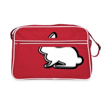 Rabbit - Retro Bag - red/white - Front