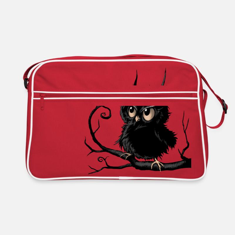 Grumpy Fogy Owl Retro Bag
