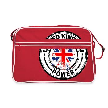 united kingdom power - Retro Bag - red/white - Front