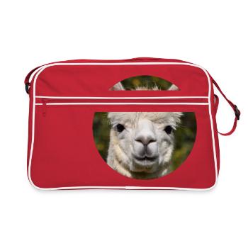 lama - Retro Bag - red/white - Front