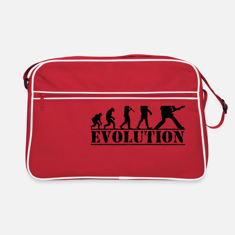 Cadeau évolution guitare électrique pour guitaristes Sac Retro