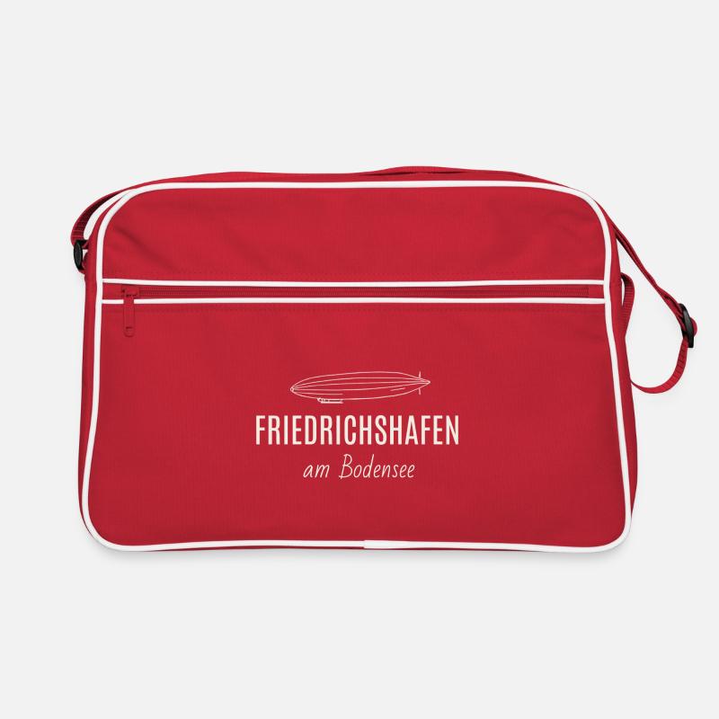 Friedrichshafen Zeppelin am Bodensee Retro Tasche