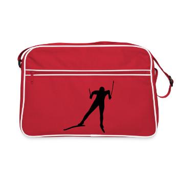 skiing - Retro Bag - red/white - Front