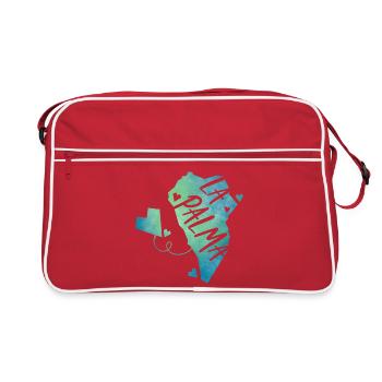 La Palma - Retro Bag - red/white - Front