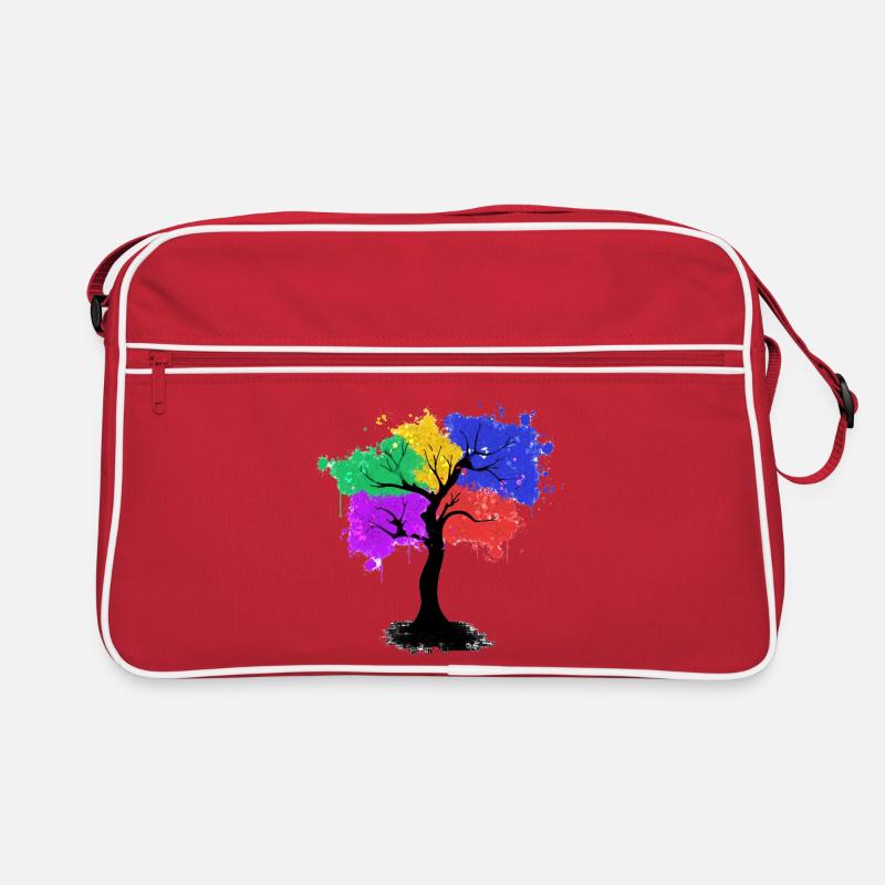 Arbre de couleur Sac Retro