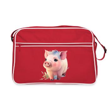 Piglets - Retro Bag - red/white - Front