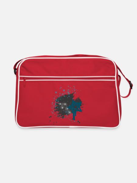Star - Retro Tasche - Rot/Weiß