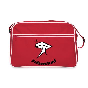 Terre rocheuse - Sac Retro - rouge/blanc - Devant