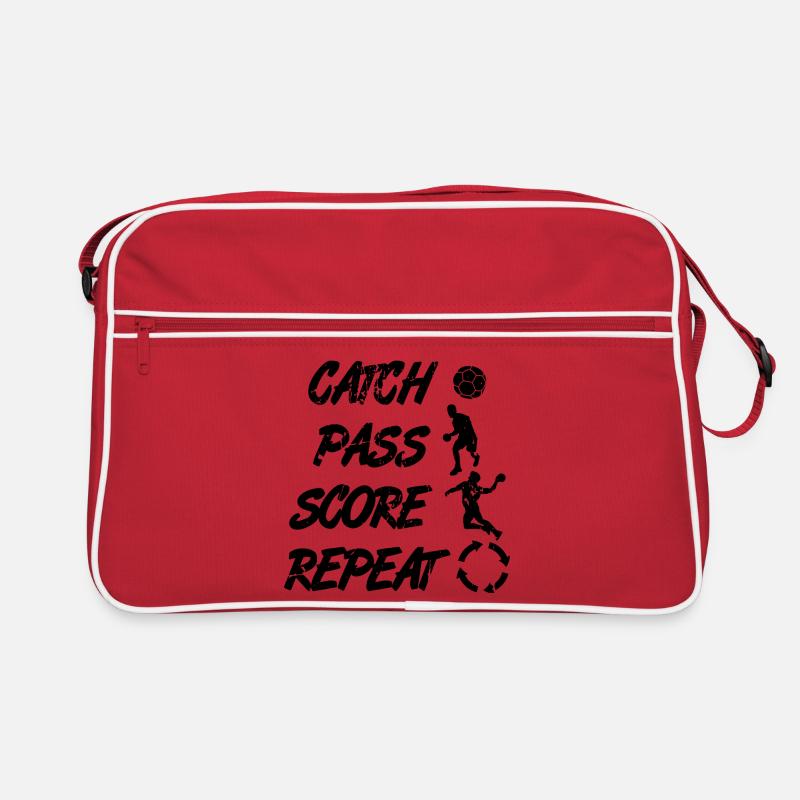 Catch, Pass, Repeat, Points Retro Bag