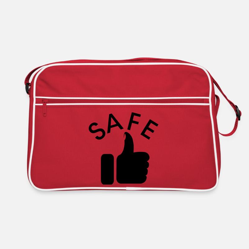 Icône de pouce sûr en cours d’exécution illustration de super icône Sac Retro