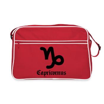 Capricorne Capricorne - Sac Retro - rouge/blanc - Devant