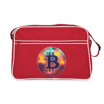 Spectacular Bitcoin - Retro Bag - red/white - Front