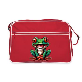 Grenouille - Sac Retro - rouge/blanc - Devant