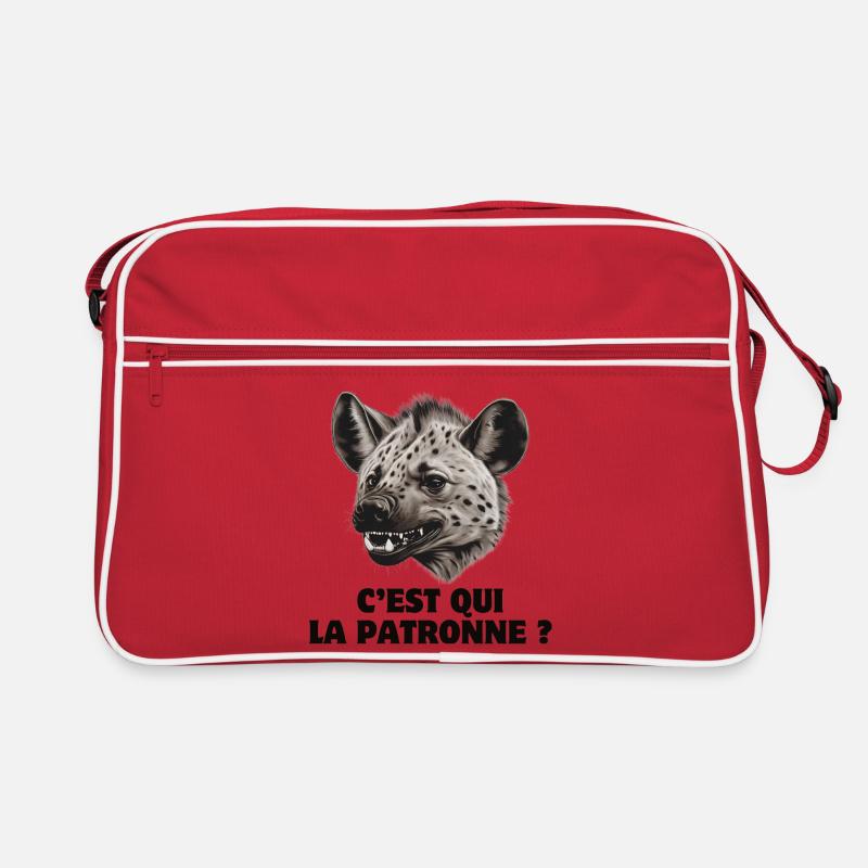 , office humor, hyena Retro Bag