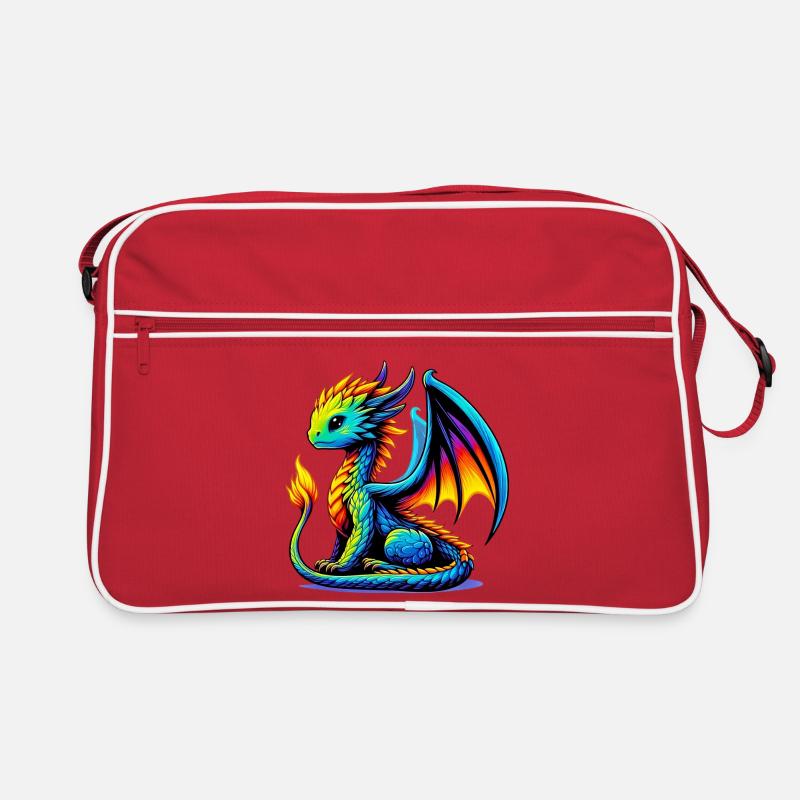 Drache Retro Tasche