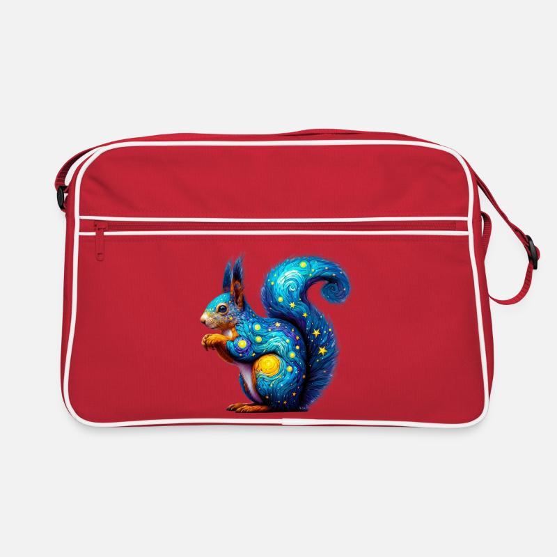 Eichhörnchen Retro Tasche