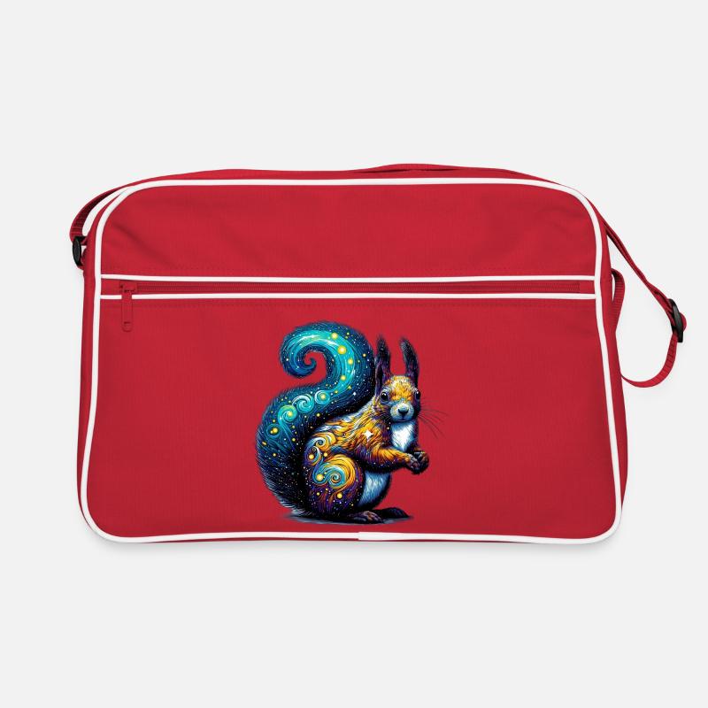 Eichhörnchen Retro Tasche